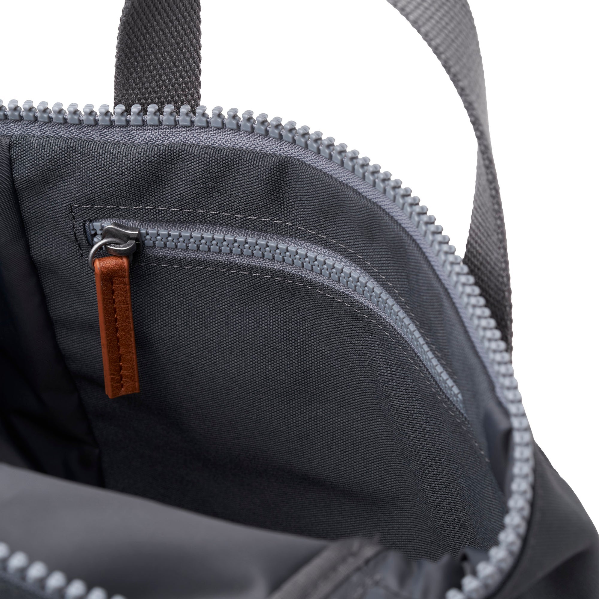 ROKA Finchley A Faded Black Small Recycled Canvas Bag
