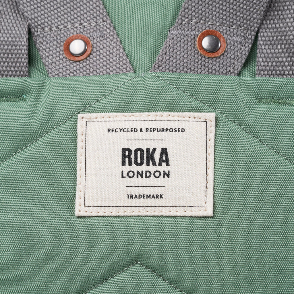 ROKA Finchley A Frost Medium Recycled Canvas Bag