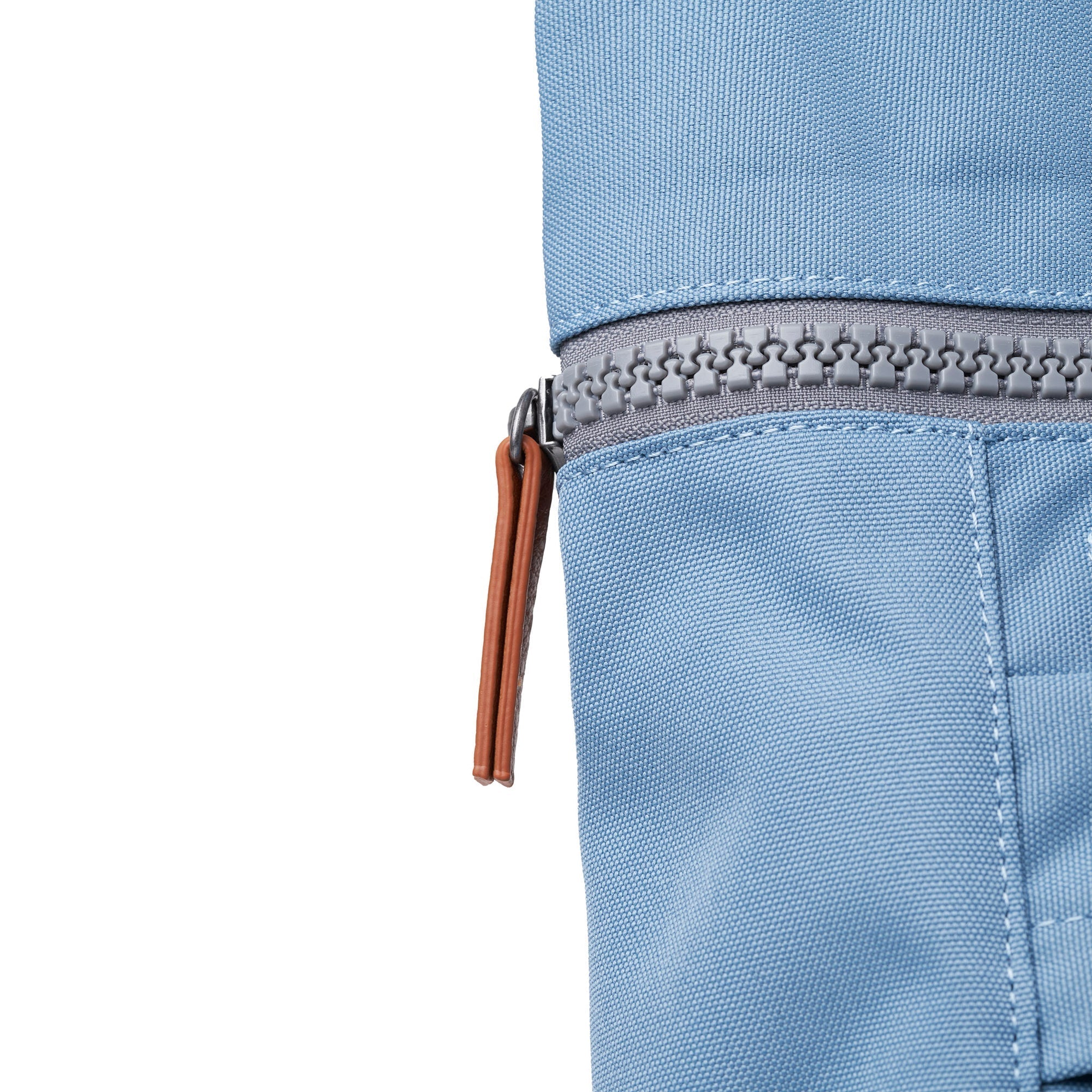ROKA Finchley A Retro Blue Small Recycled Canvas Bag
