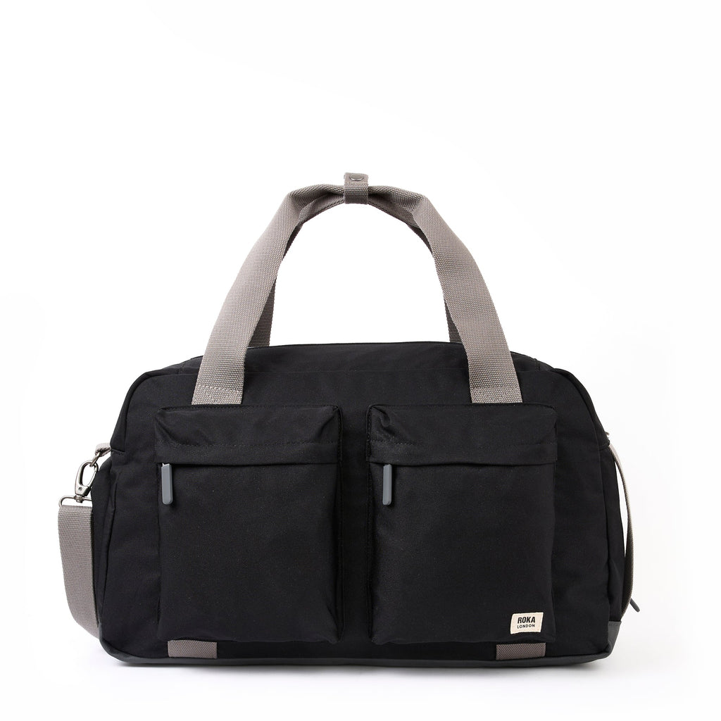 ROKA Gatwick Large Recycled Canvas Bag | Ash