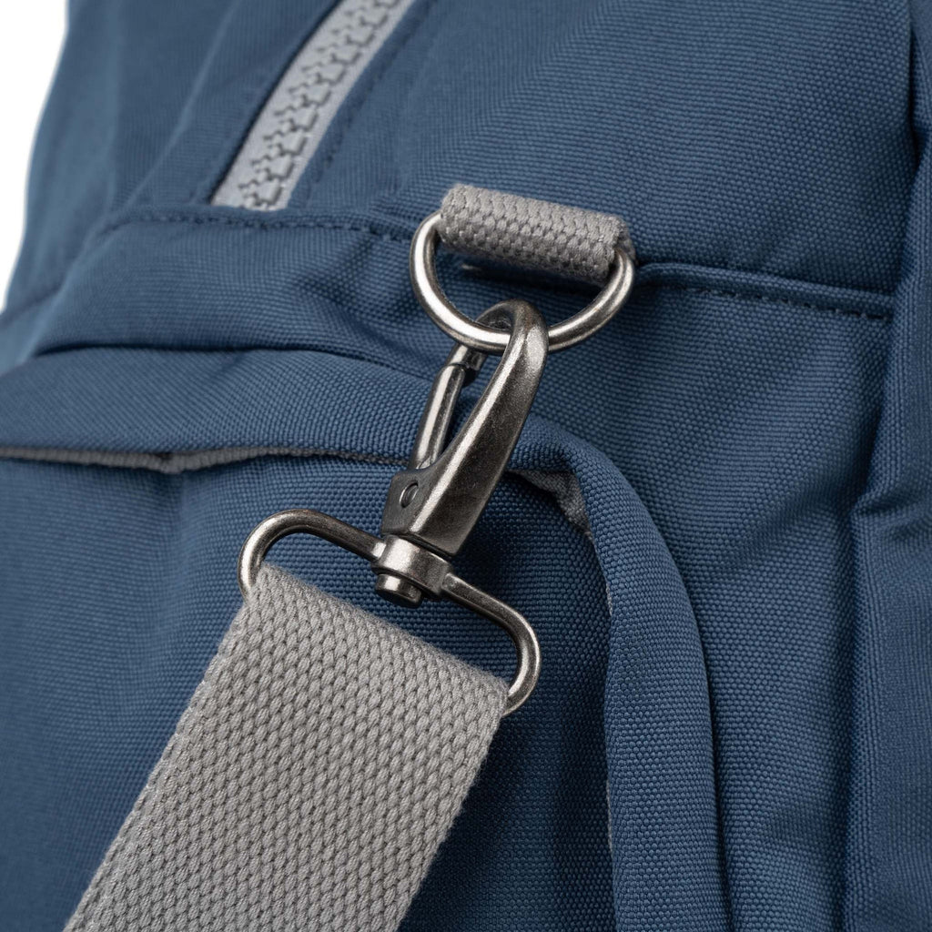 ROKA Gatwick Medium Recycled Canvas Bag | Deep Blue
