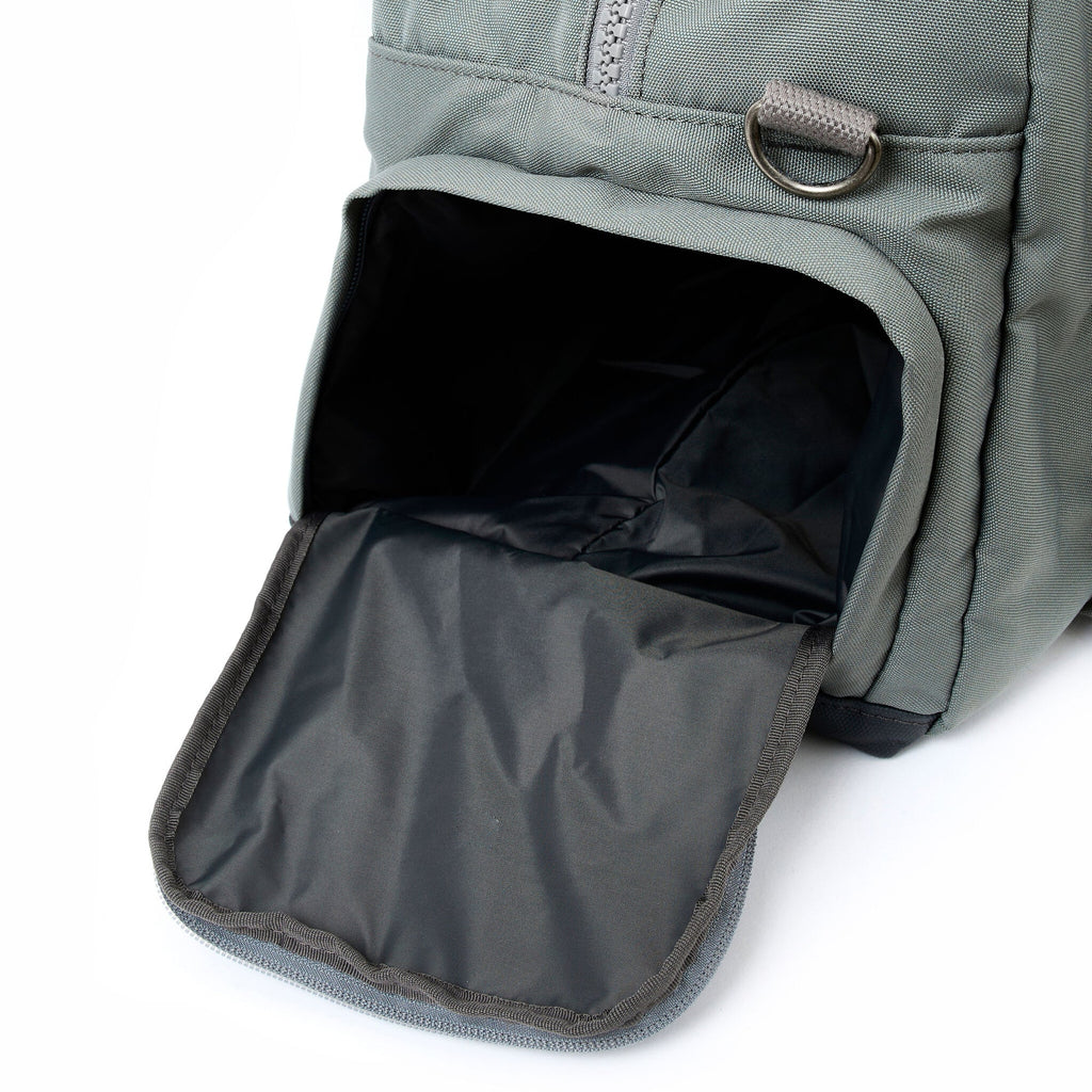 ROKA Gatwick Large Recycled Canvas Bag | Pewter