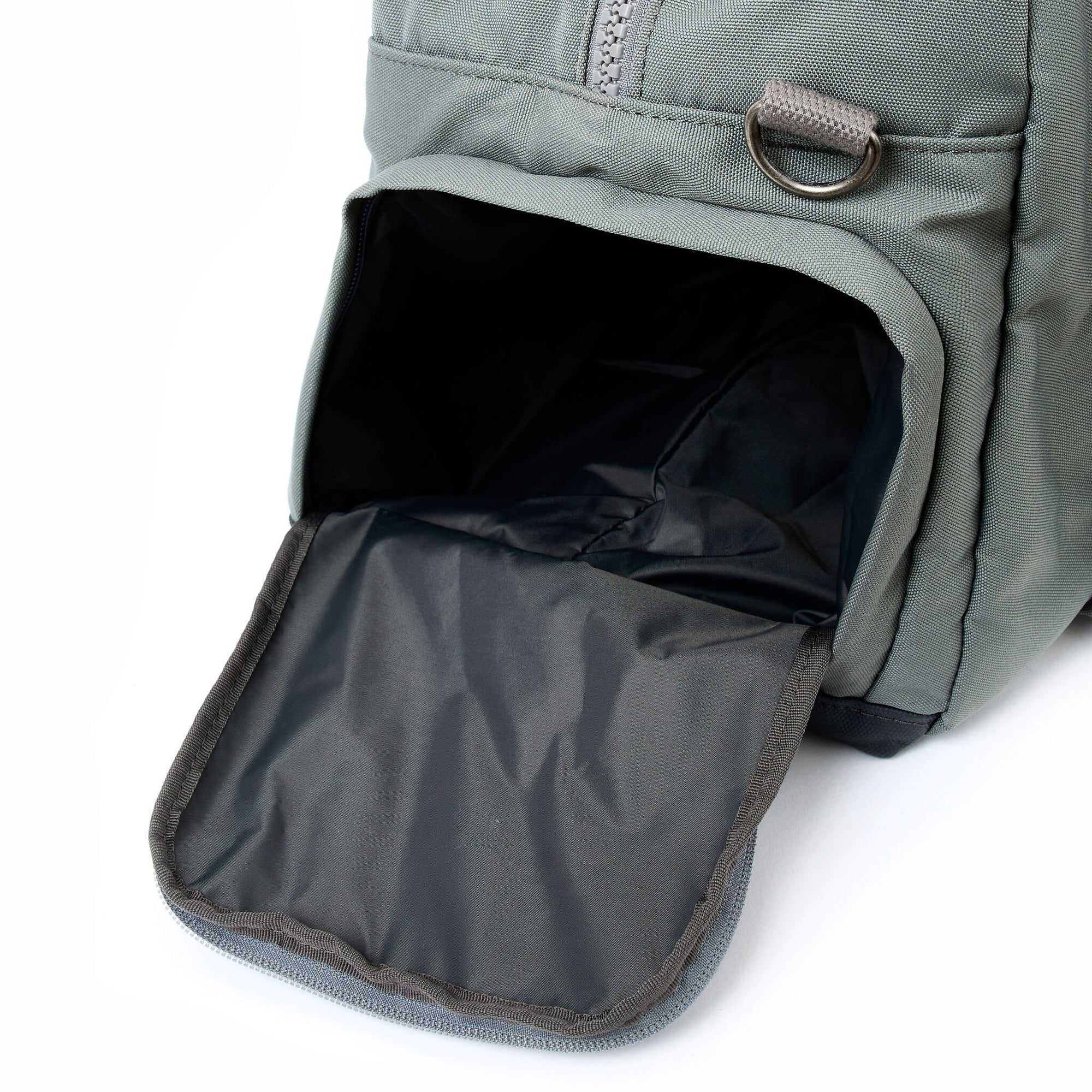 ROKA Gatwick Large Recycled Canvas Bag | Pewter
