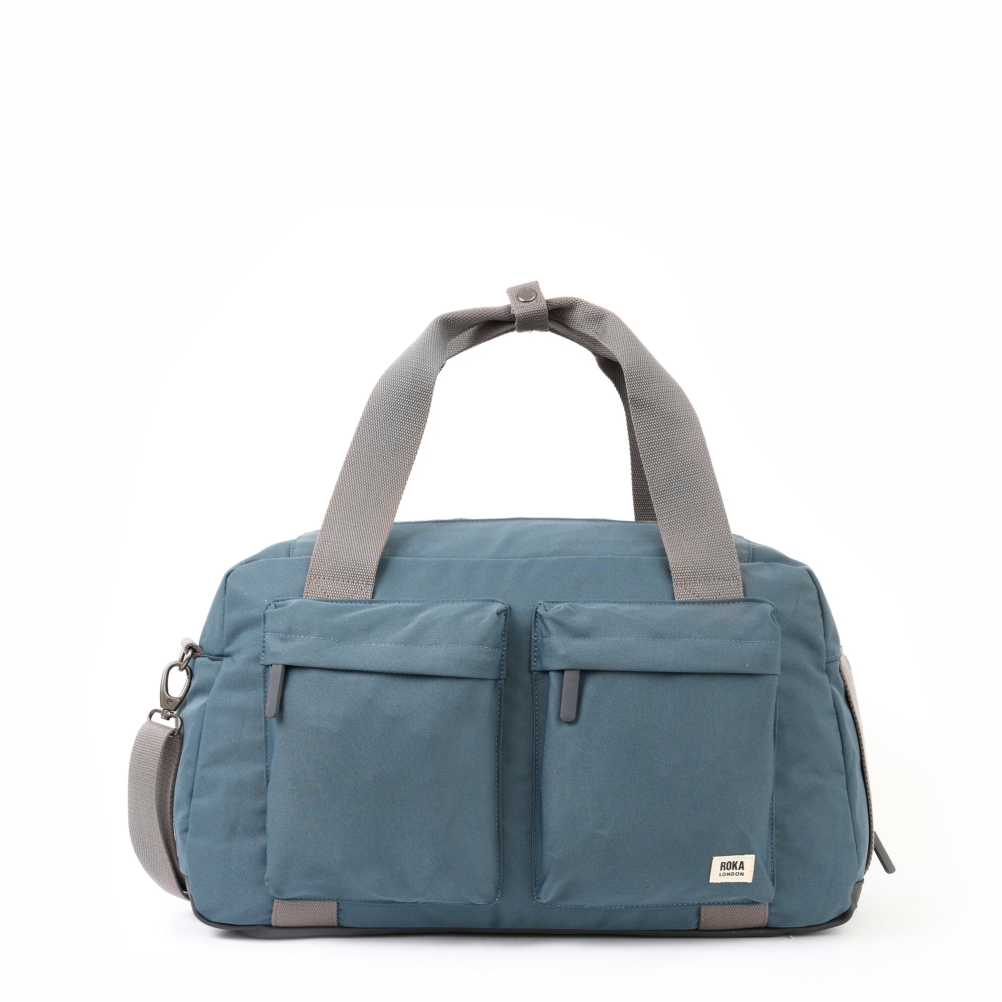 ROKA Gatwick Medium Recycled Canvas Bag | Airforce