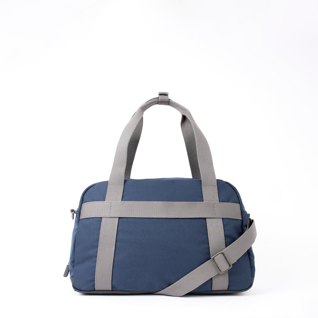 ROKA Gatwick Small Recycled Canvas Bag | Deep Blue