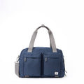 ROKA Gatwick Small Recycled Canvas Bag | Deep Blue