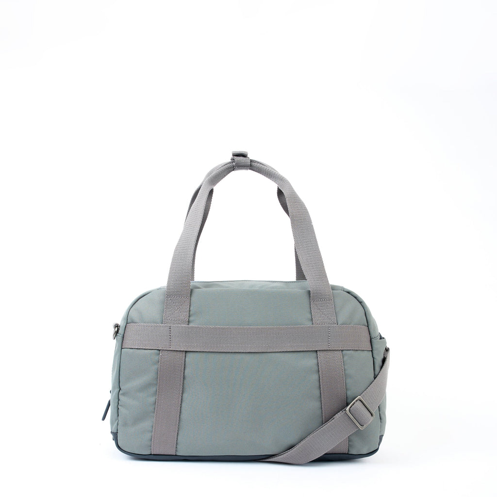 ROKA Gatwick Small Recycled Canvas Bag | Pewter