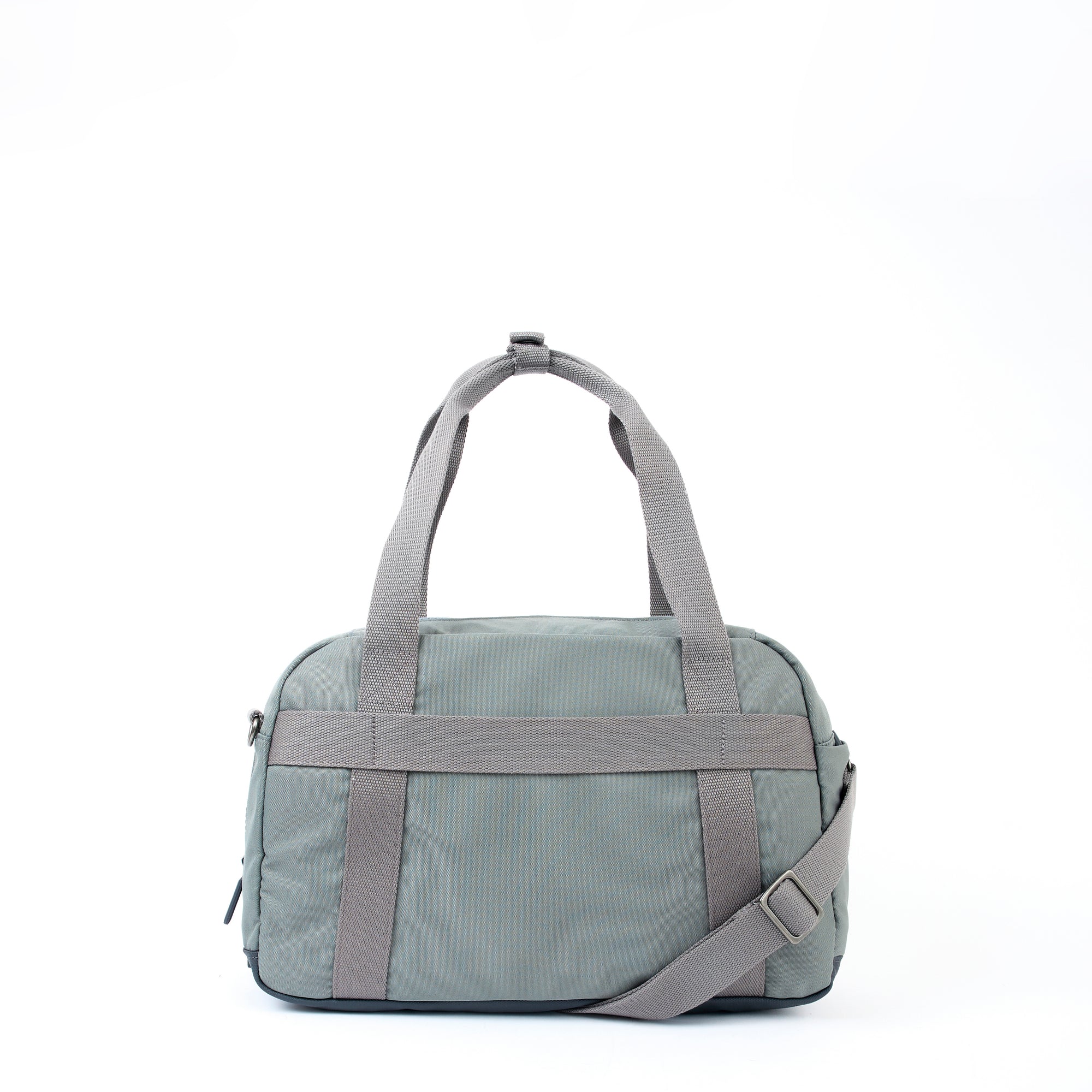 ROKA Gatwick Small Recycled Canvas Bag | Pewter