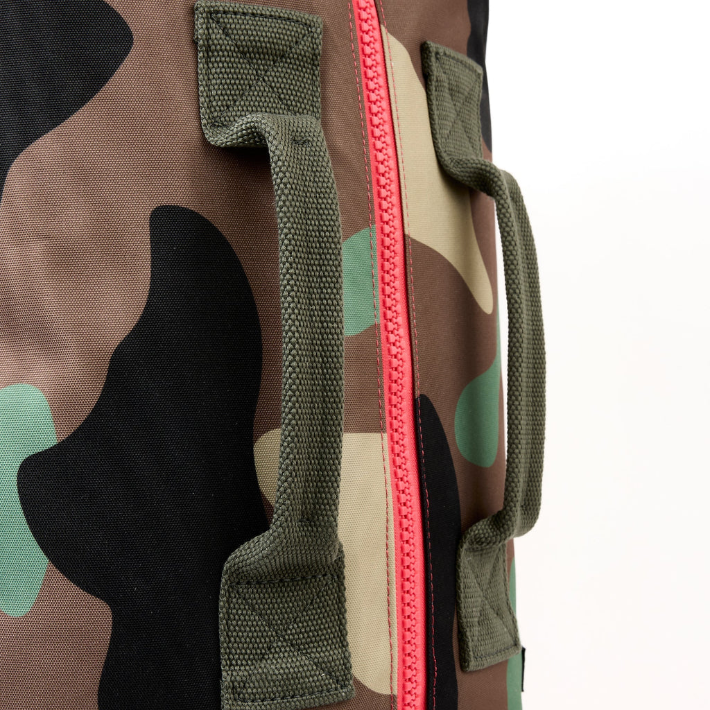 ROKA Heathrow Large Recycled Canvas Bag | Vintage Camo