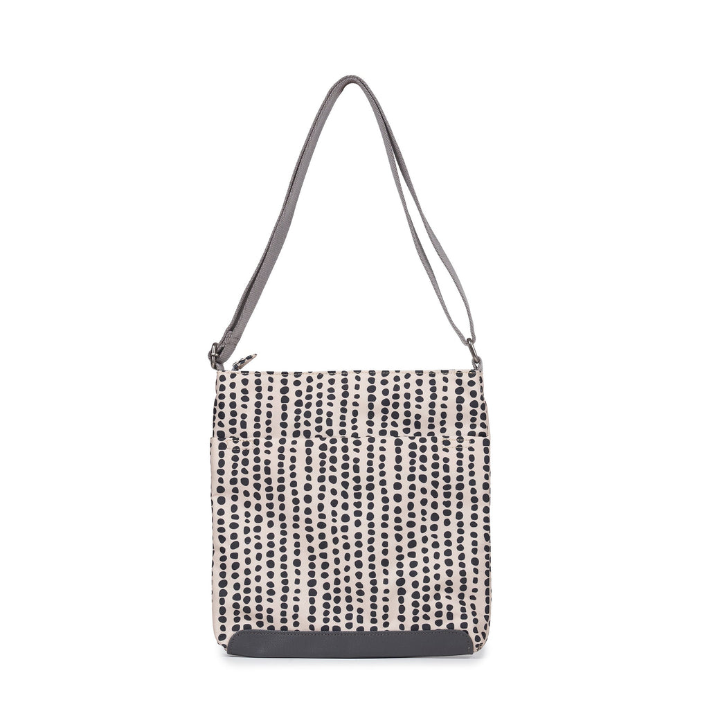 ROKA Kennington B Linear Dot Medium Recycled Canvas Bag
