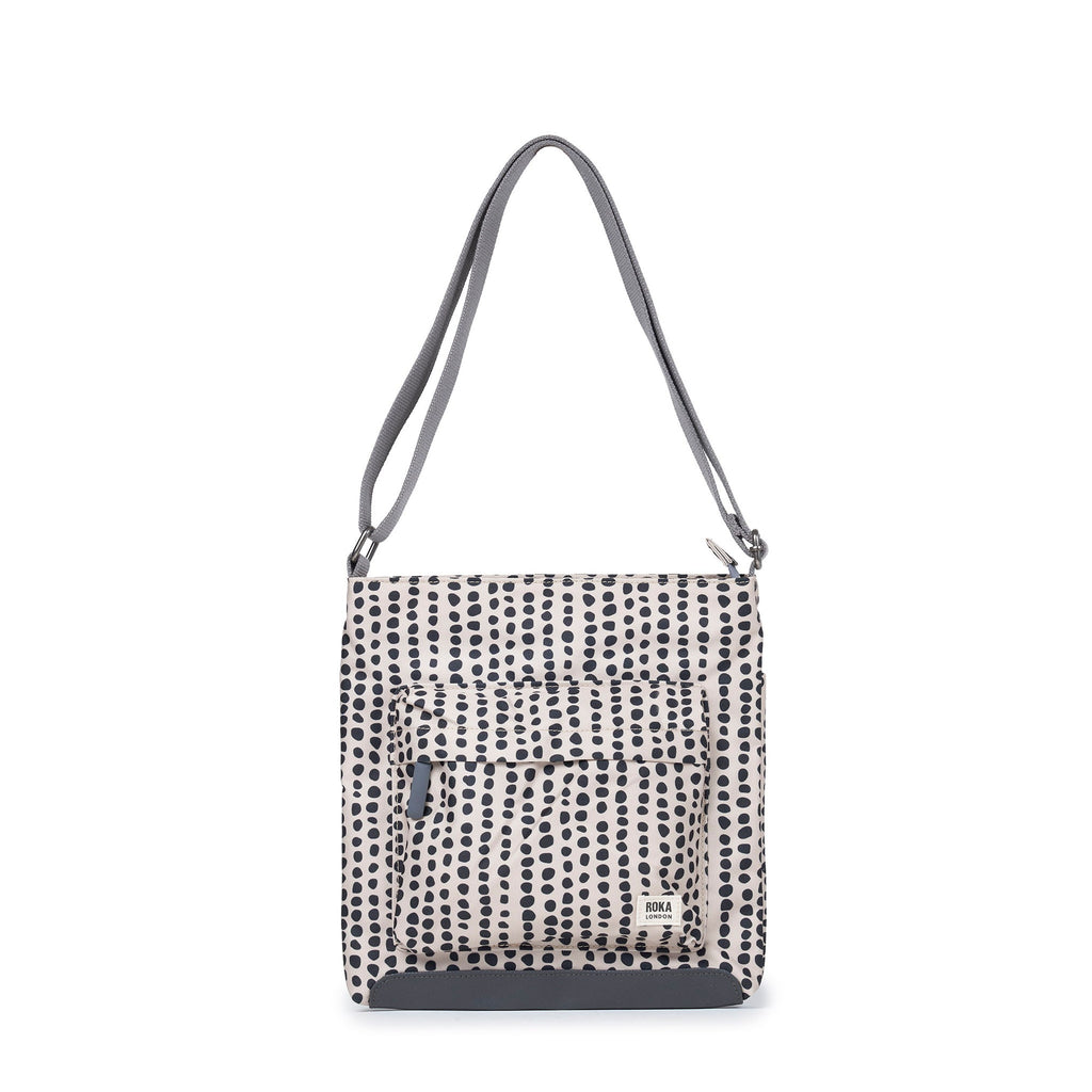 ROKA Kennington B Linear Dot Medium Recycled Canvas Bag