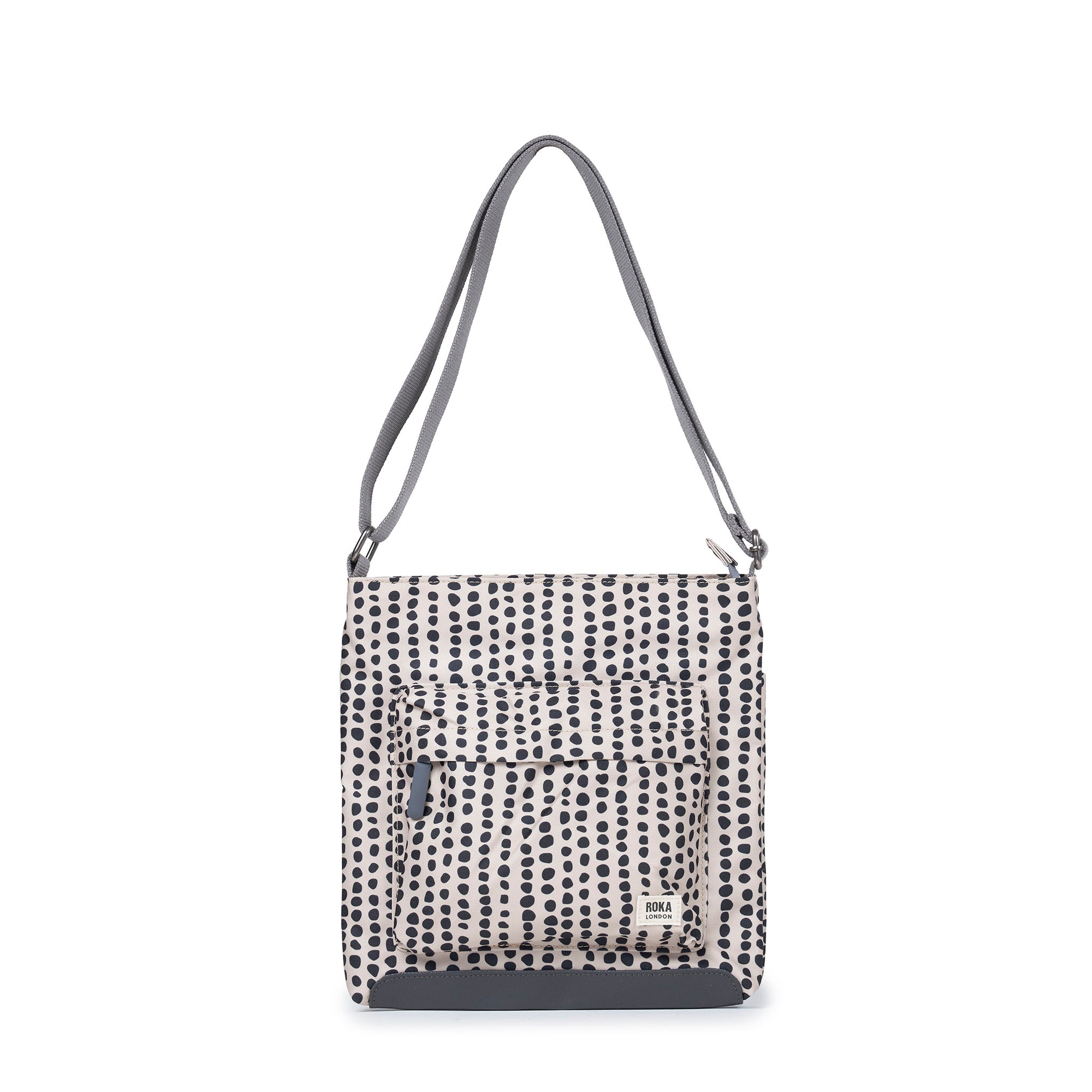 ROKA Kennington B Linear Dot Medium Recycled Canvas Bag