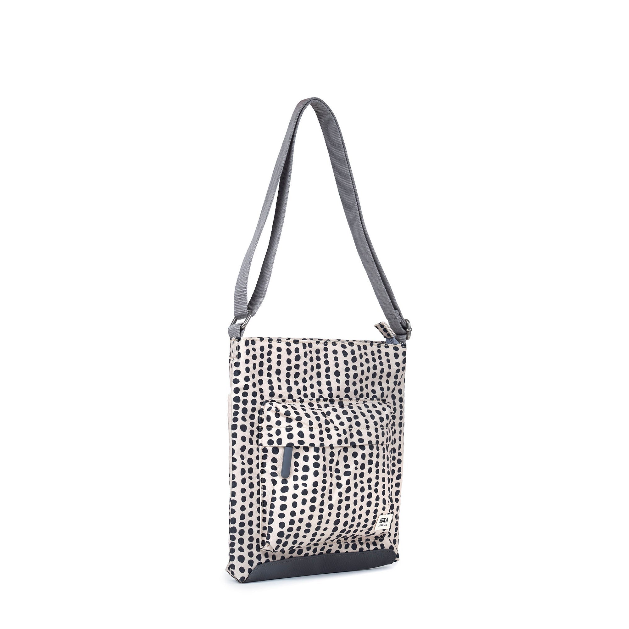ROKA Kennington B Linear Dot Medium Recycled Canvas Bag