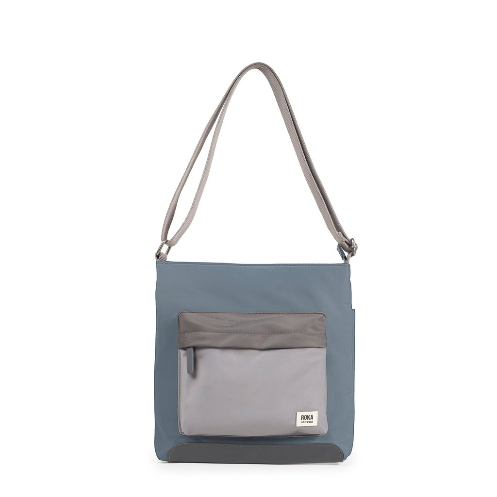 ROKA Kennington B Grey Tonal Medium Recycled Nylon Bag