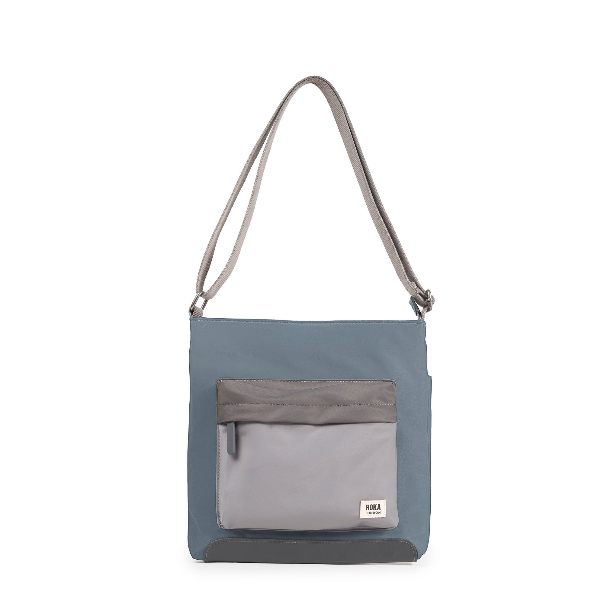 ROKA Kennington B Grey Tonal Medium Recycled Nylon Bag