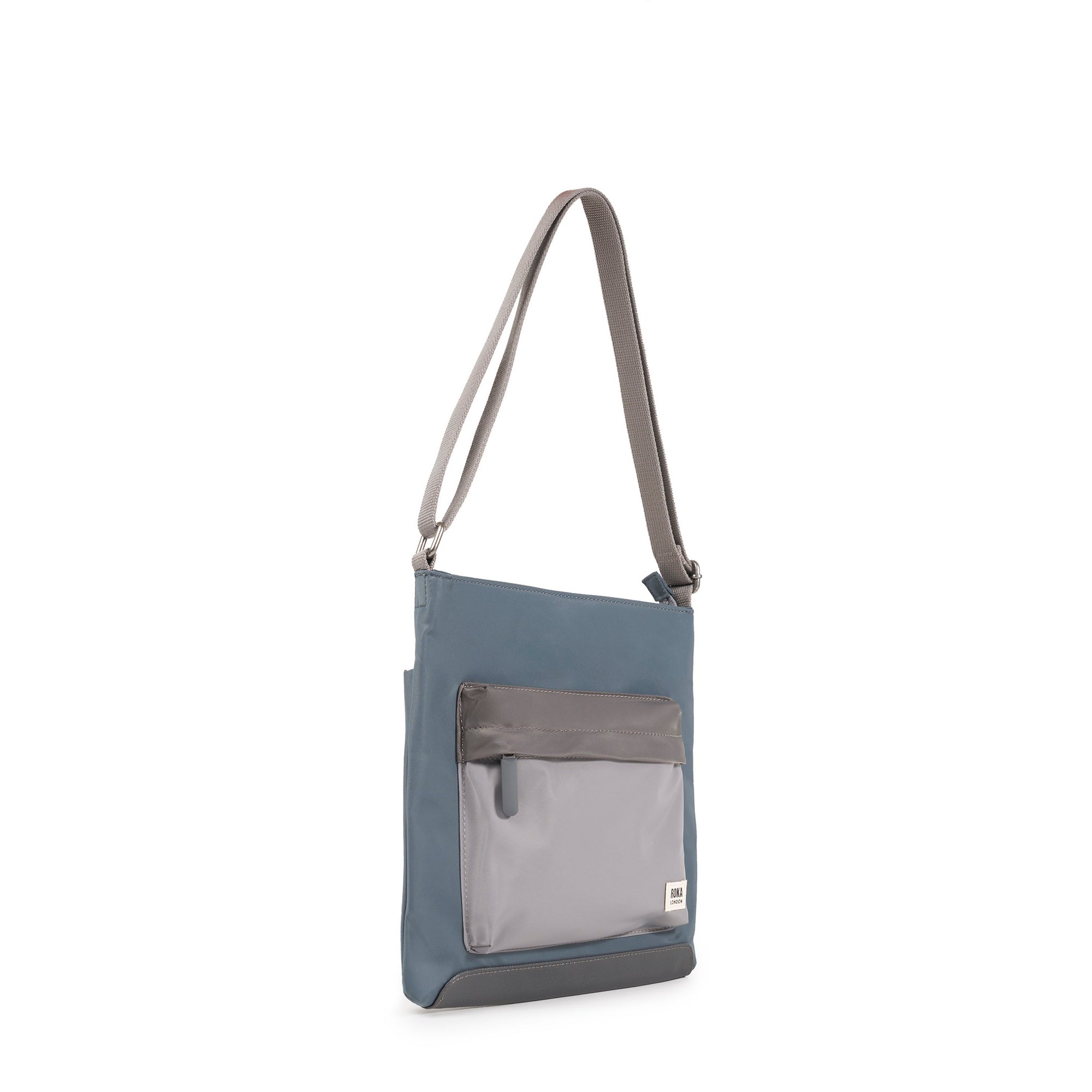 ROKA Kennington B Grey Tonal Medium Recycled Nylon Bag