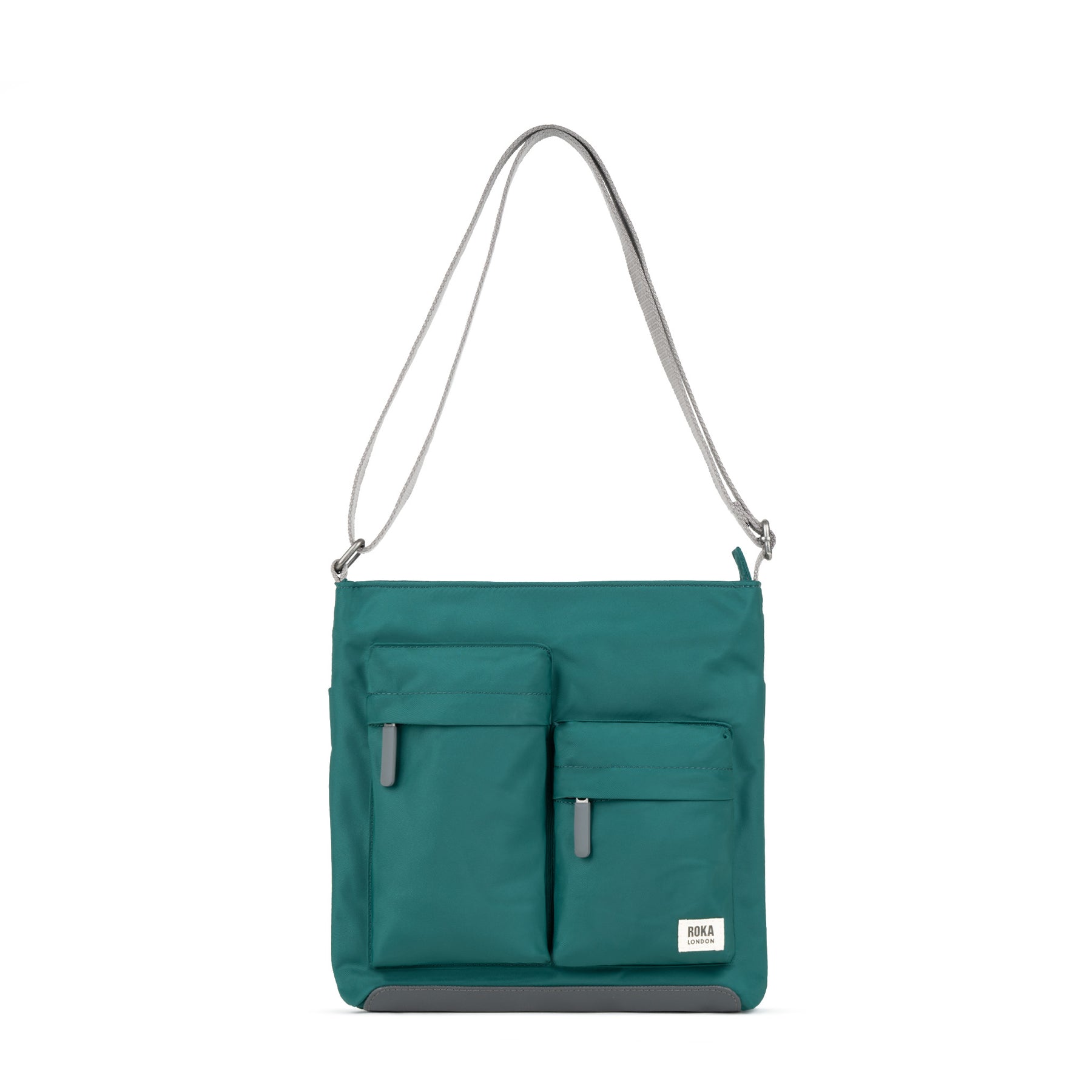ROKA Kennington M Medium Recycled Nylon Bag - Teal