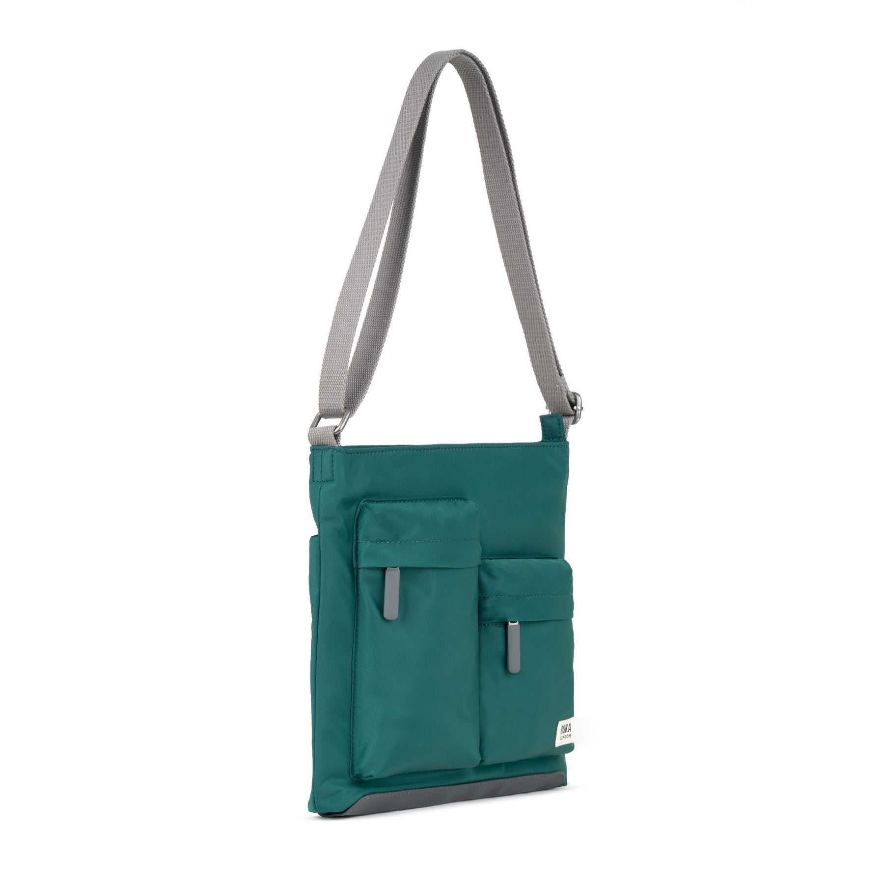 ROKA Kennington M Medium Recycled Nylon Bag - Teal