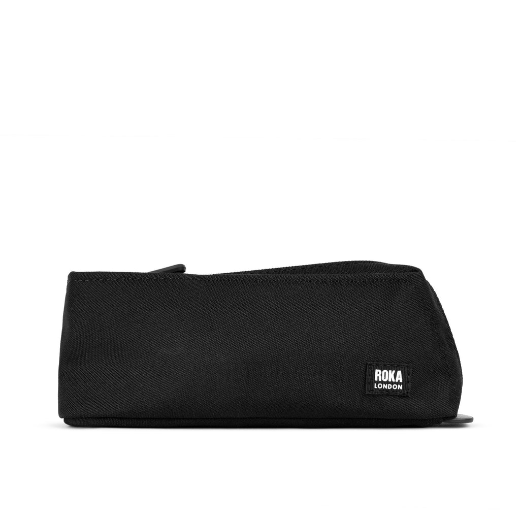 ROKA Pimlico All Black Small Recycled Canvas Pouch