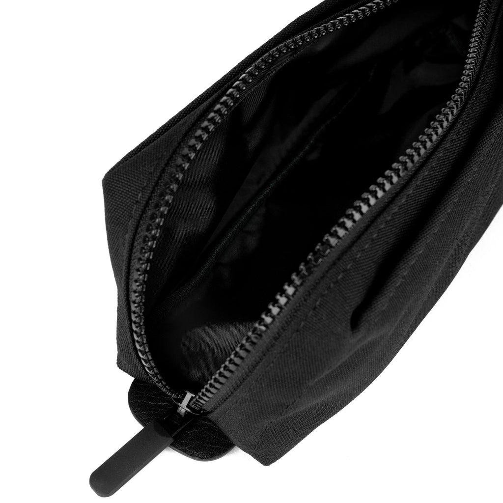 ROKA Pimlico All Black Small Recycled Canvas Pouch
