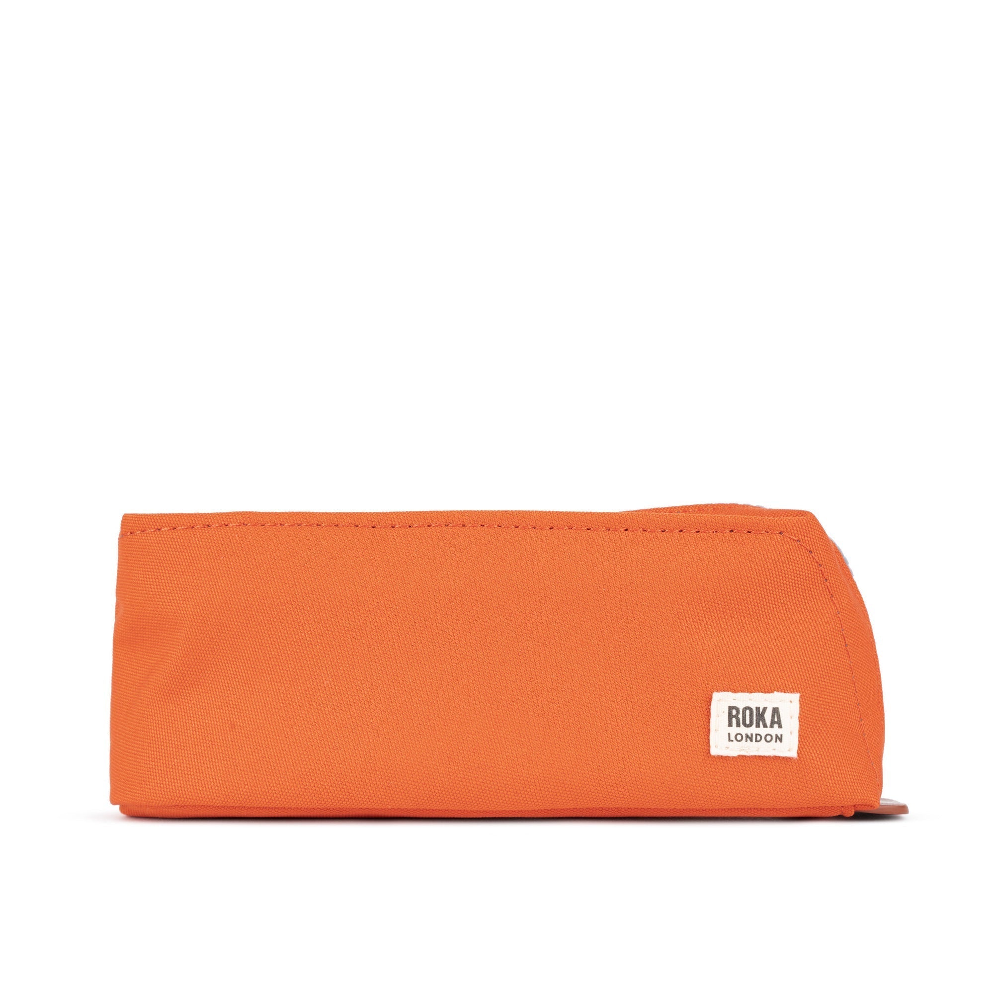 ROKA Pimlico Atomic Orange Small Recycled Canvas Pouch