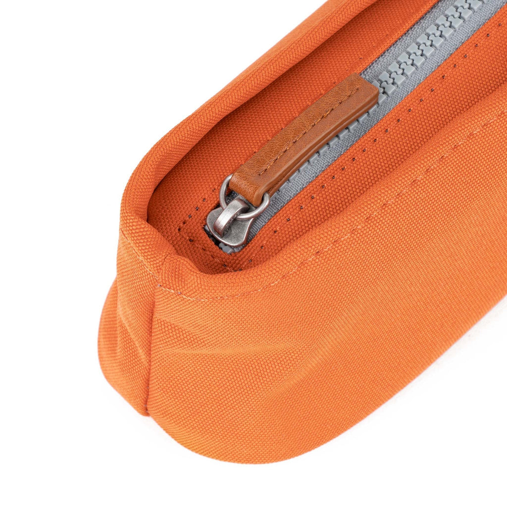 ROKA Pimlico Atomic Orange Small Recycled Canvas Pouch