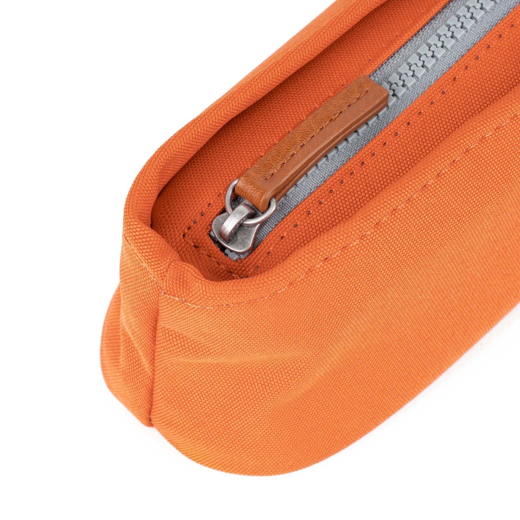 ROKA Pimlico Atomic Orange Small Recycled Canvas Pouch