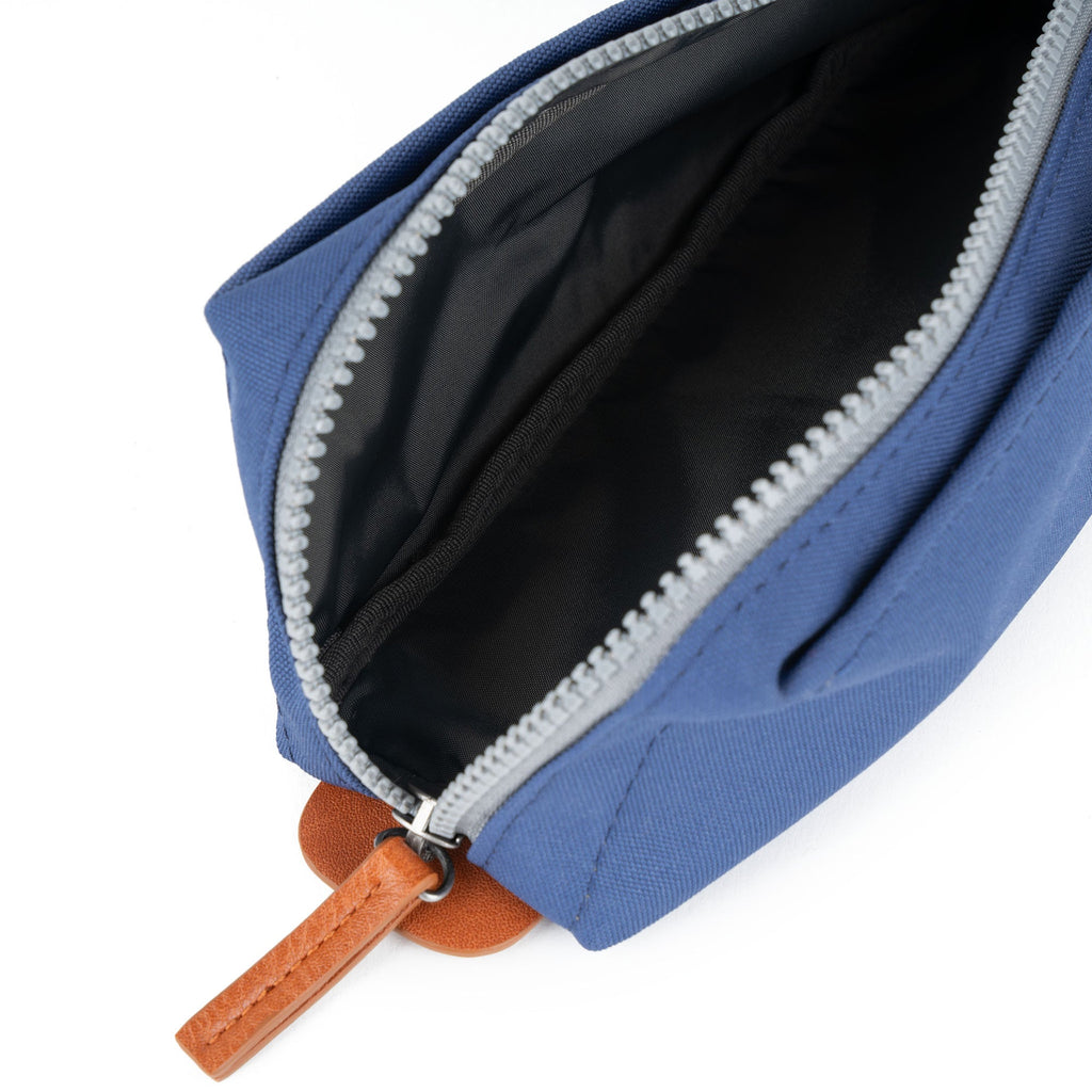 ROKA Pimlico Burnt Blue Small Recycled Canvas Pouch