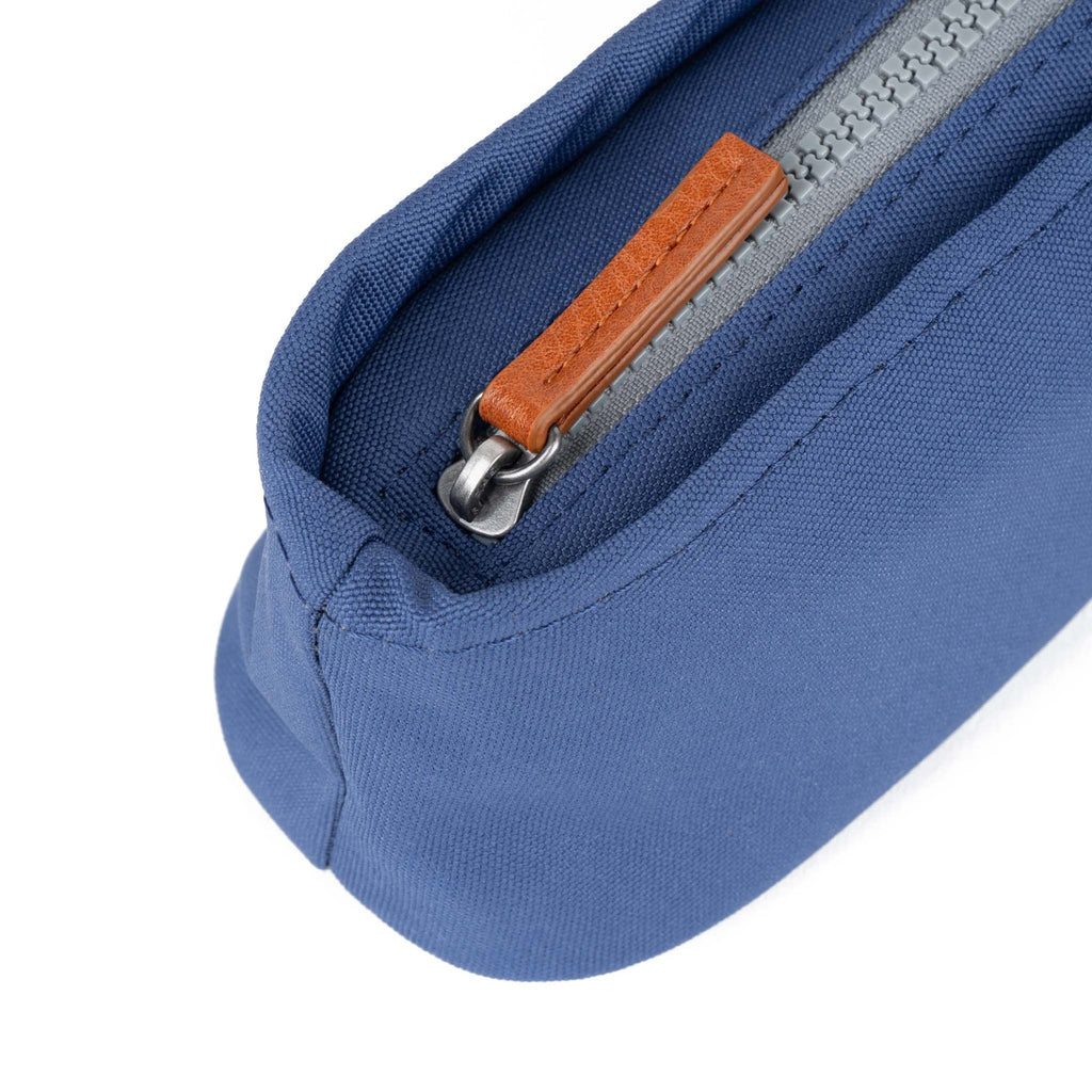 ROKA Pimlico Burnt Blue Small Recycled Canvas Pouch