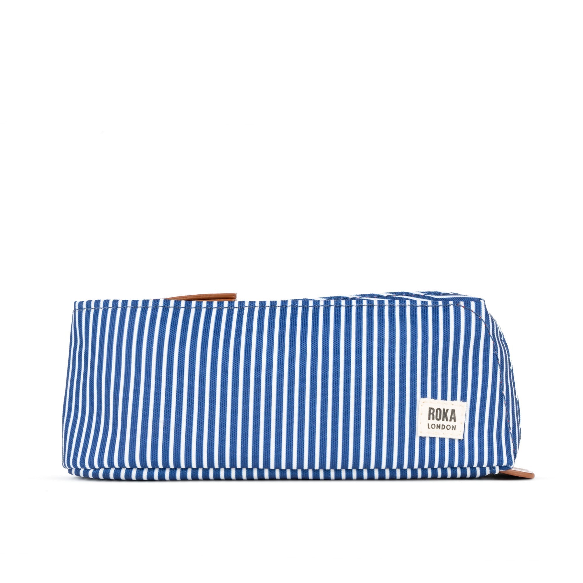 ROKA Pimlico Hickory Print Small Recycled Canvas Pouch
