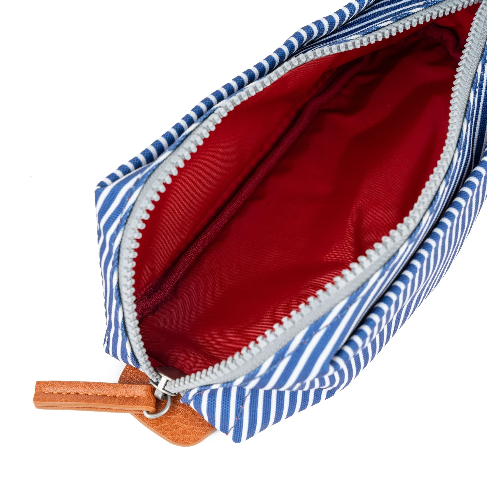 ROKA Pimlico Hickory Print Small Recycled Canvas Pouch