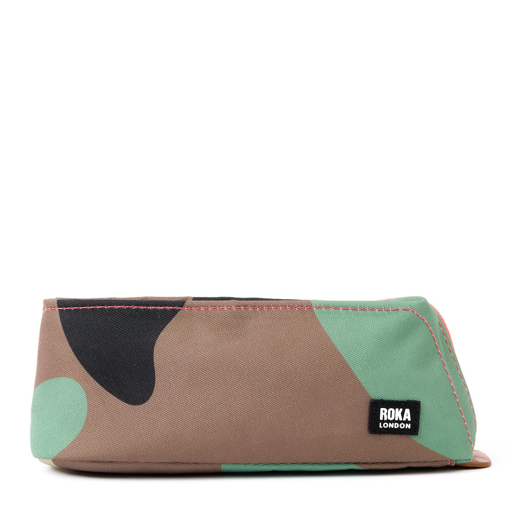 ROKA Pimlico Vintage Camo Small Recycled Canvas Pouch