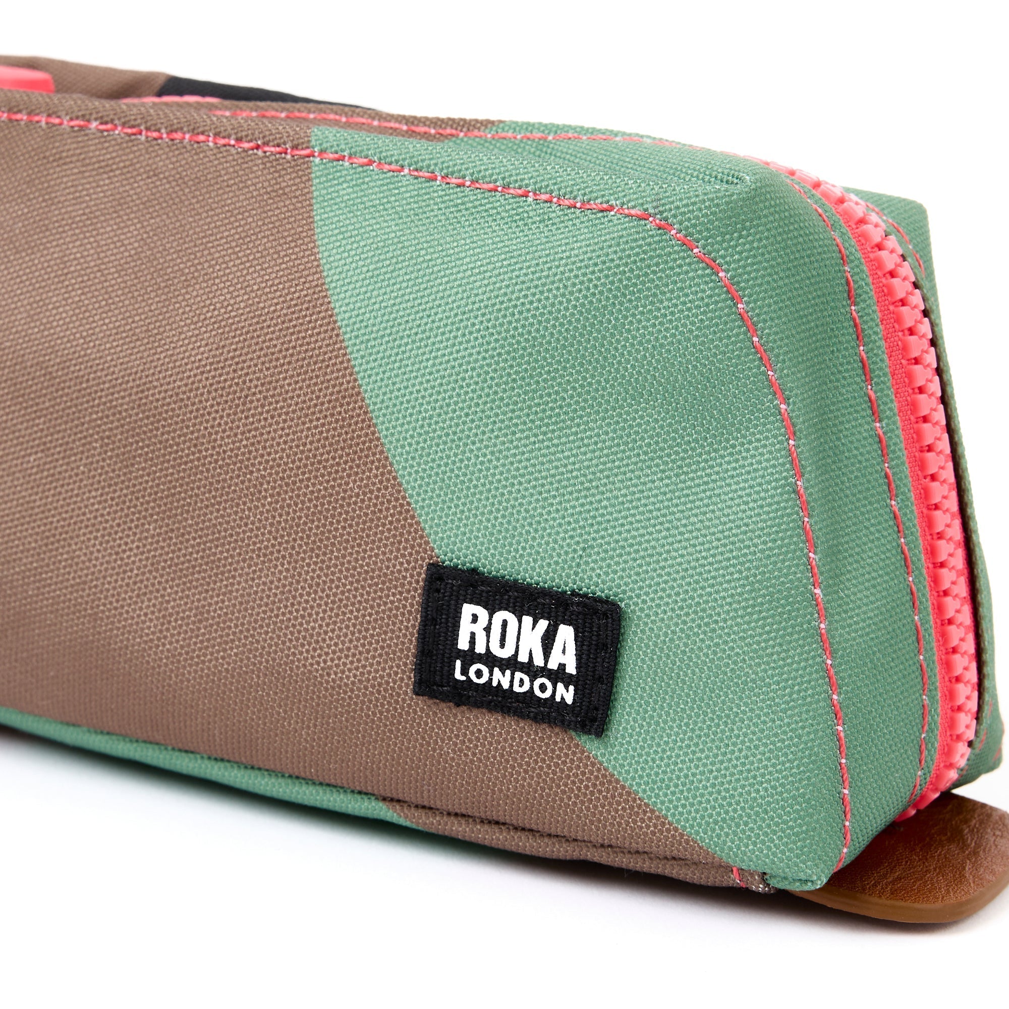 ROKA Pimlico Vintage Camo Small Recycled Canvas Pouch