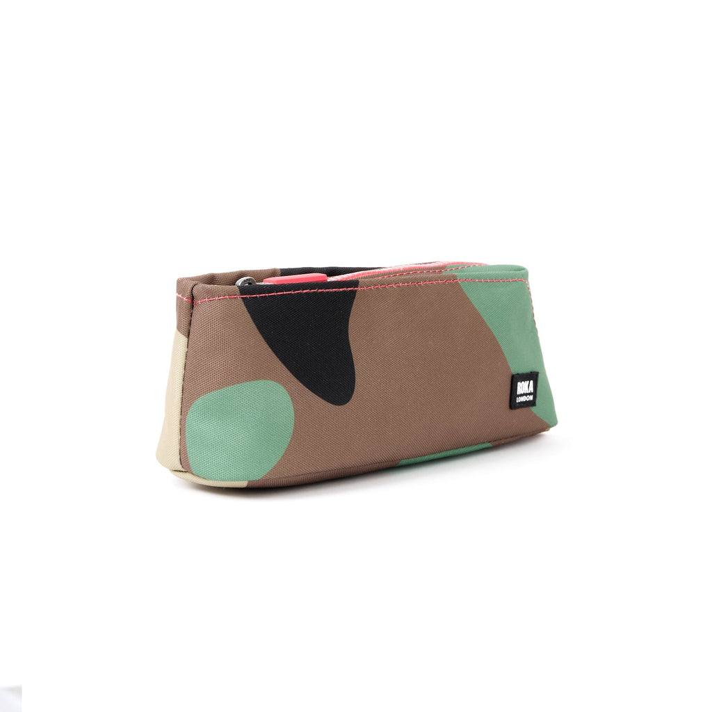 ROKA Pimlico Vintage Camo Small Recycled Canvas Pouch