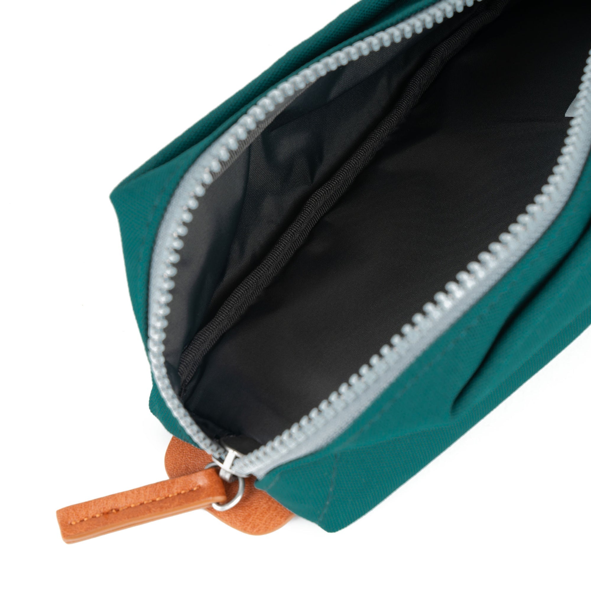 ROKA Pimlico Teal Small Recycled Canvas Pouch