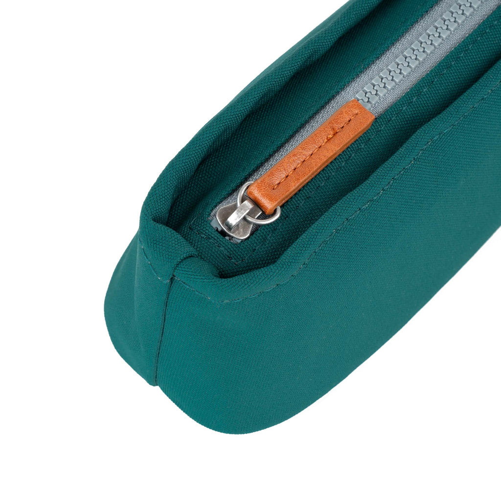 ROKA Pimlico Teal Small Recycled Canvas Pouch