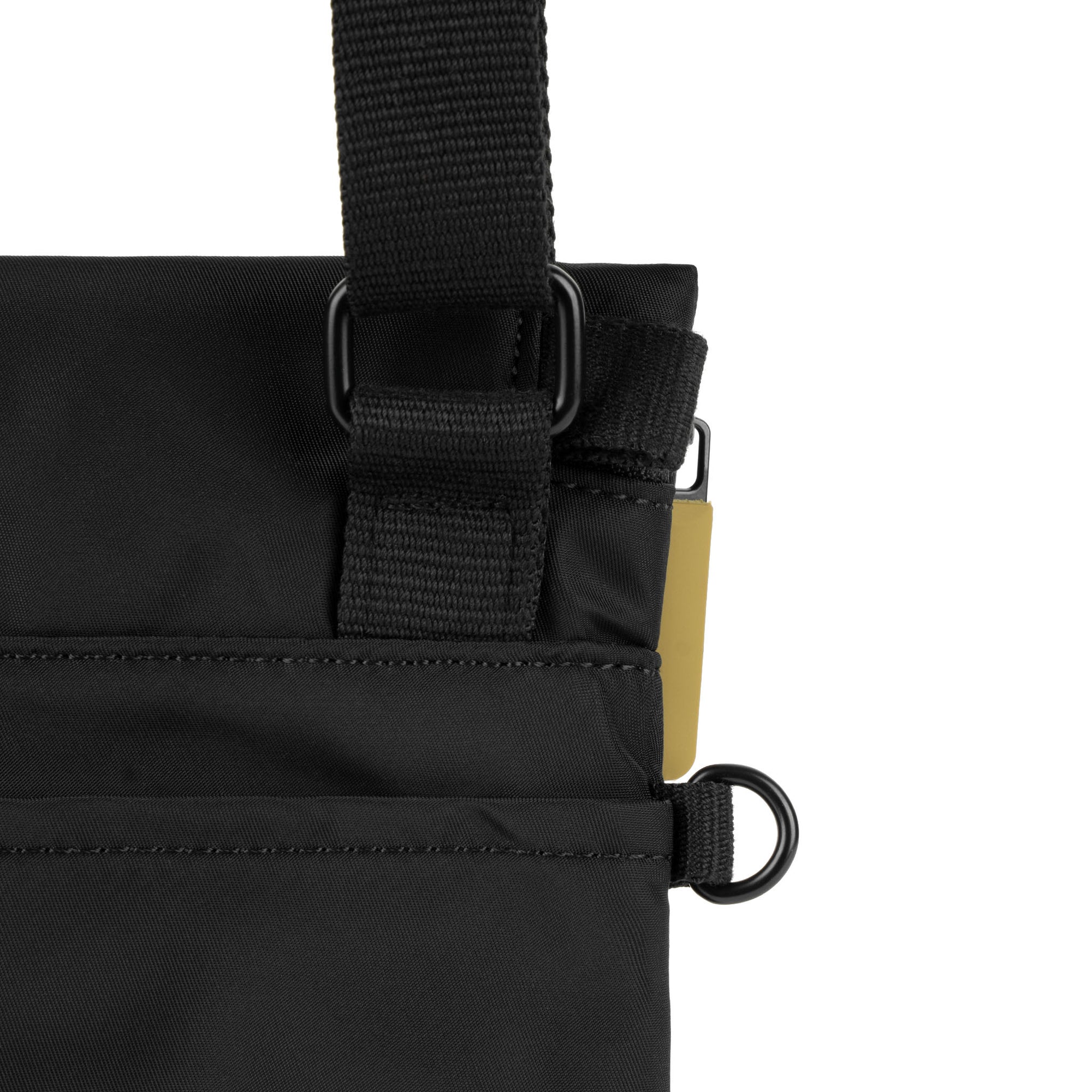 ROKA Stratford Gold Label Small Recycled Nylon Bag | Black
