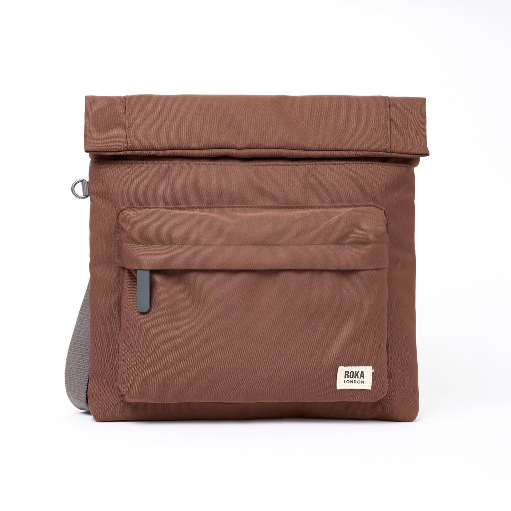 ROKA Stratford L Recycled Nylon Bag | Cocoa