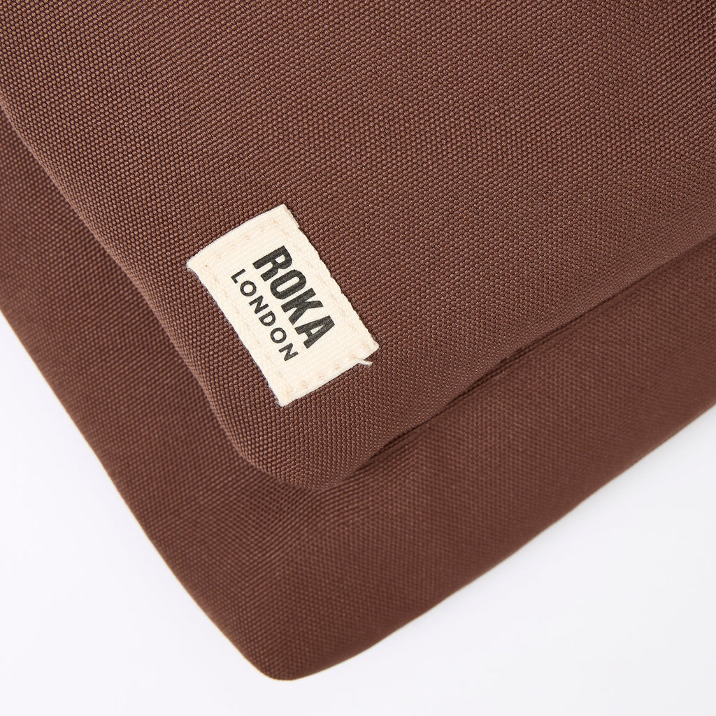 ROKA Stratford L Recycled Nylon Bag | Cocoa