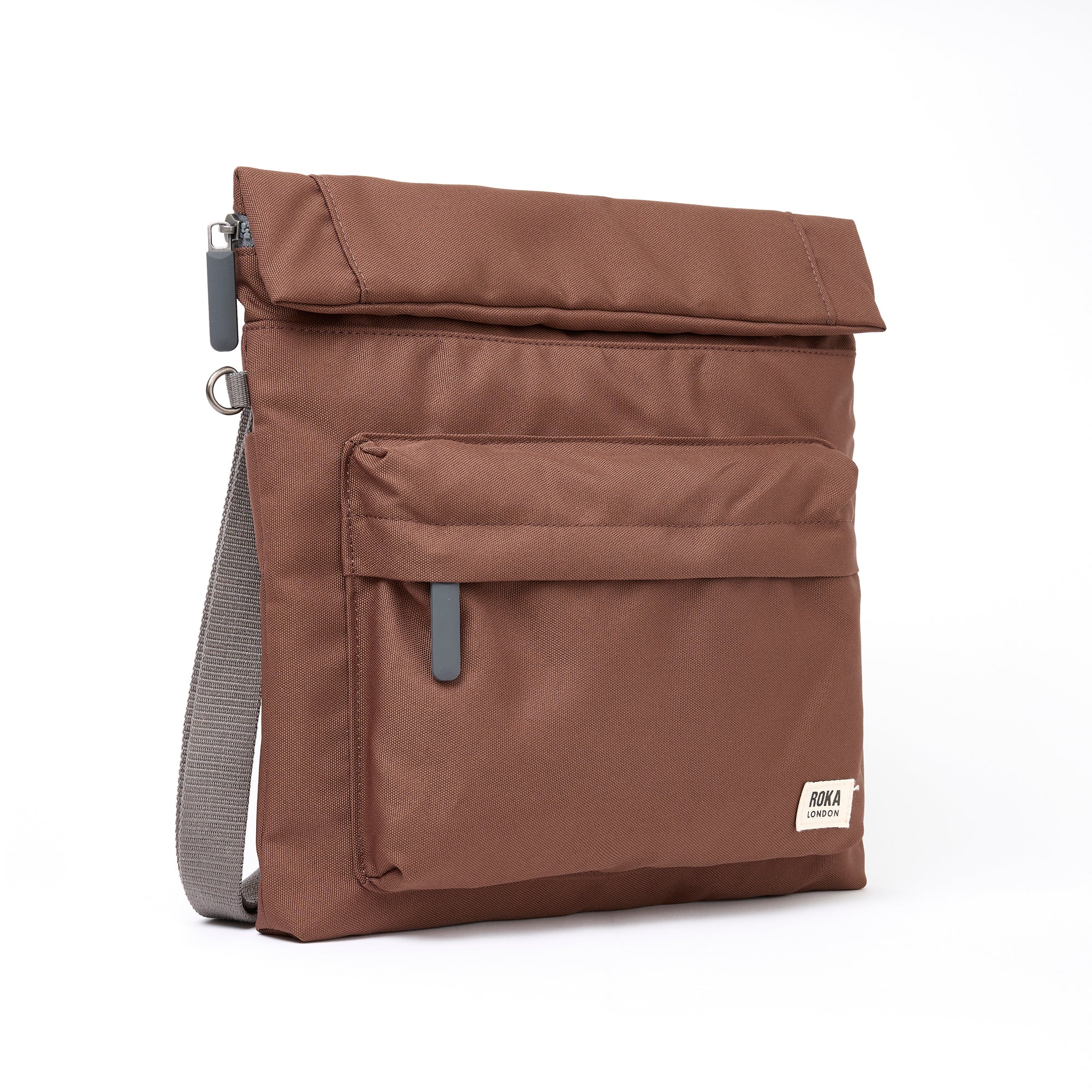 ROKA Stratford L Recycled Nylon Bag | Cocoa