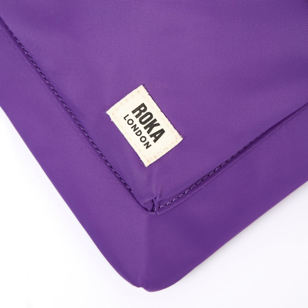 ROKA Stratford L Recycled Nylon Bag | Fresh Purple