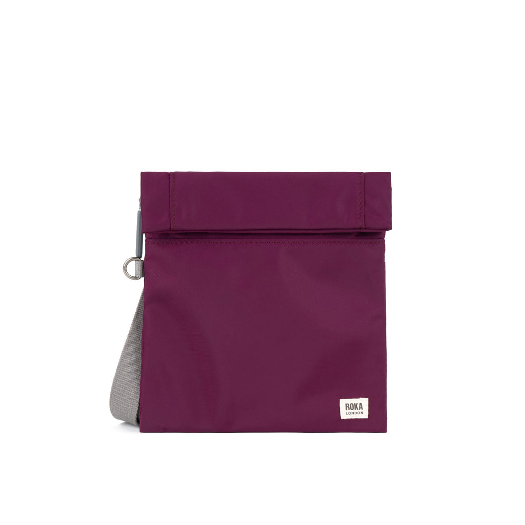 ROKA Stratford Small Recycled Nylon Bag | Royal Burgundy