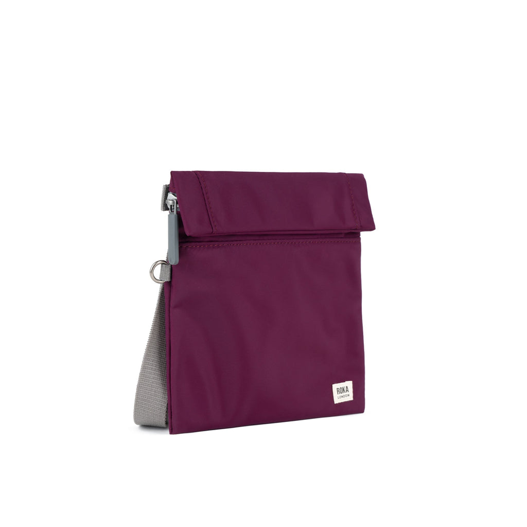 ROKA Stratford Small Recycled Nylon Bag | Royal Burgundy