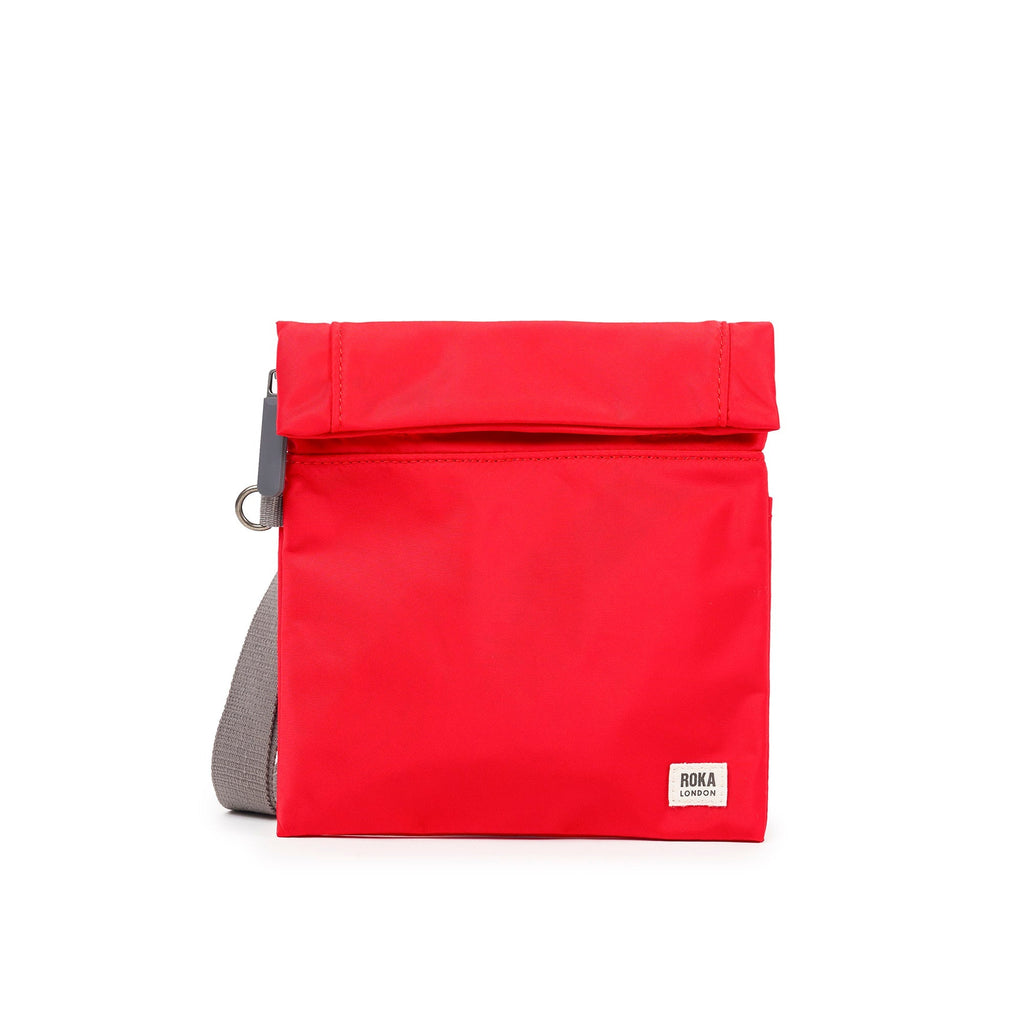 ROKA Stratford Small Recycled Nylon Bag | Chilli Oil