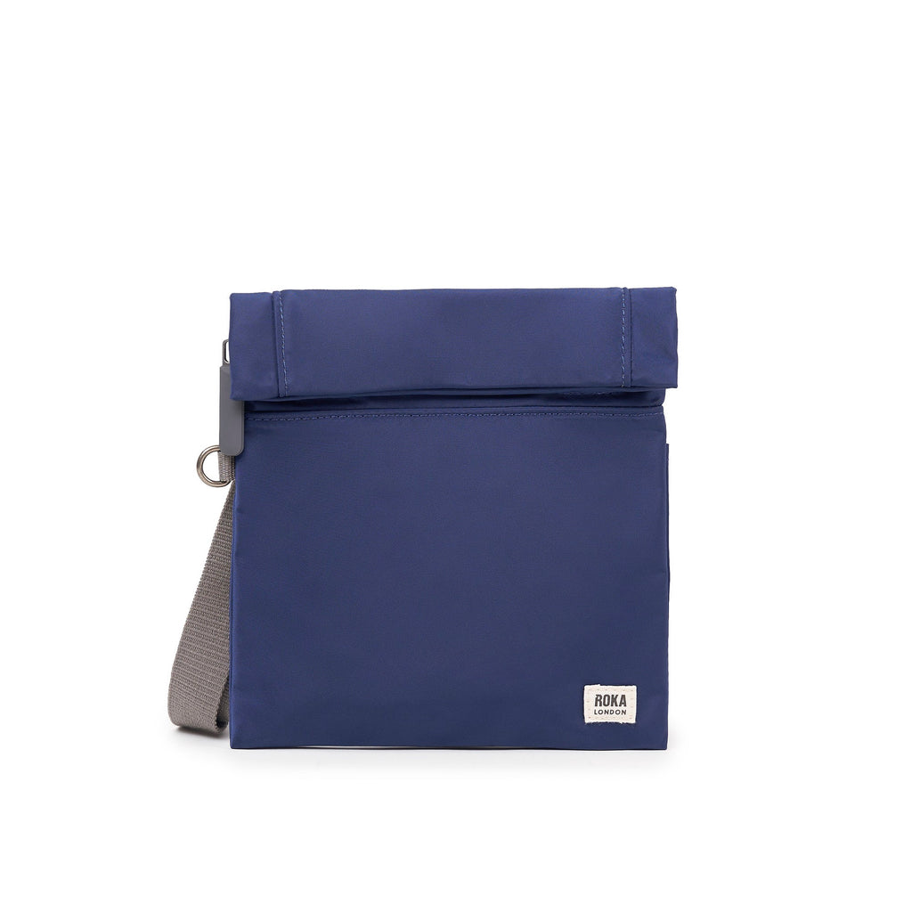 ROKA Stratford Small Recycled Nylon Bag | Crisp Blue
