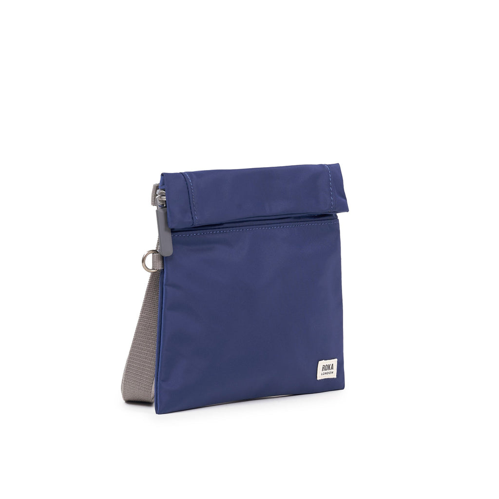 ROKA Stratford Small Recycled Nylon Bag | Crisp Blue