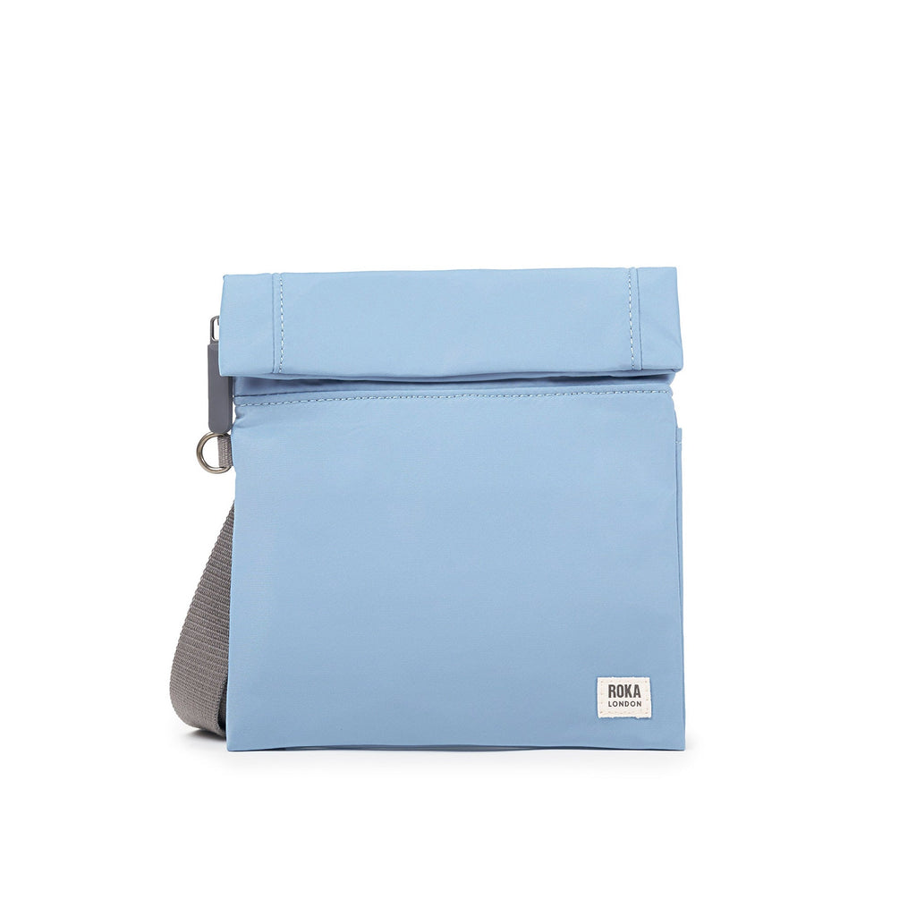 ROKA Stratford Small Recycled Nylon Bag | Retro Blue