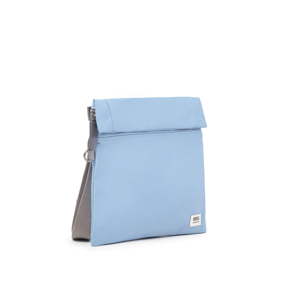ROKA Stratford Small Recycled Nylon Bag | Retro Blue
