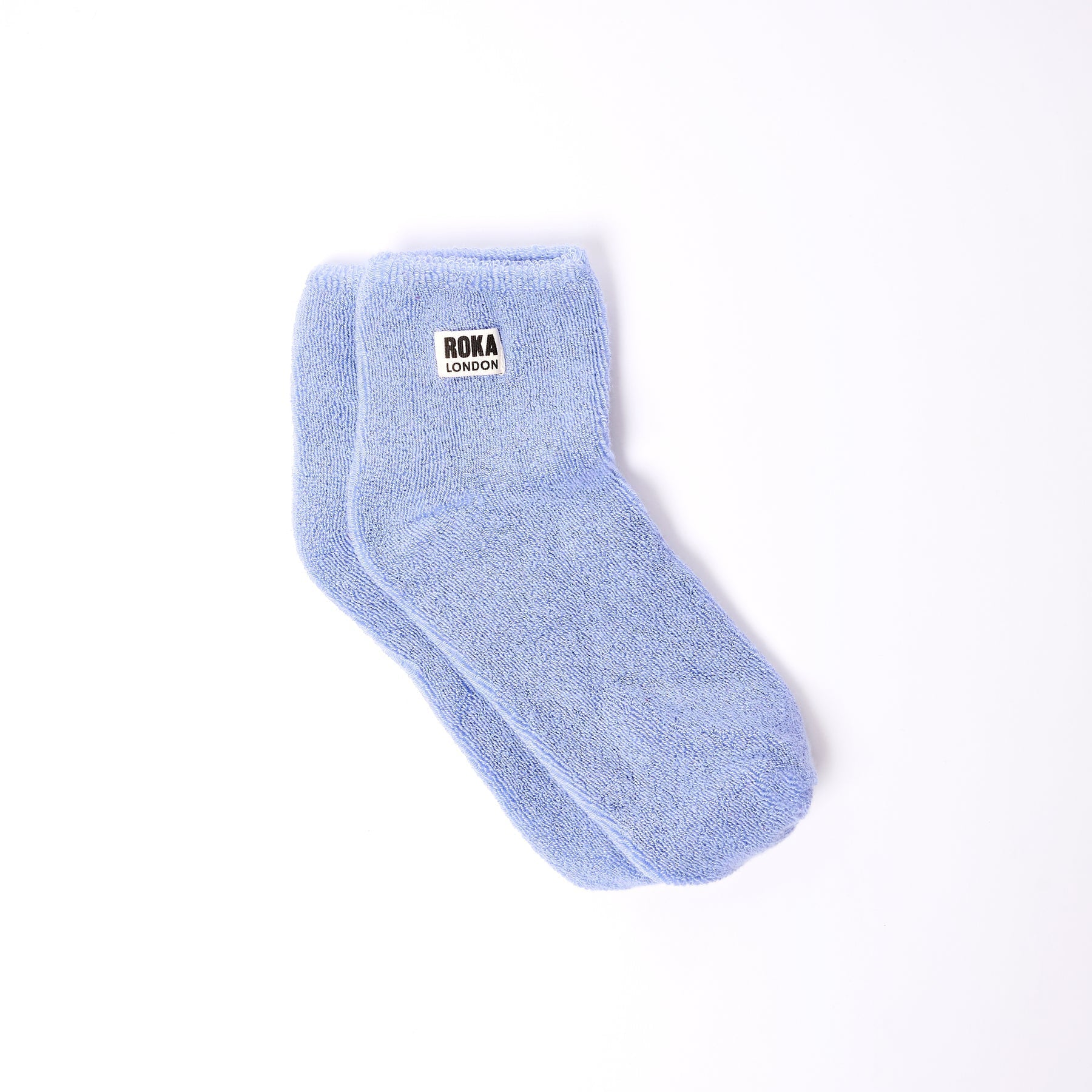 ROKA Watford Organic Cotton Crop Socks | Thistle