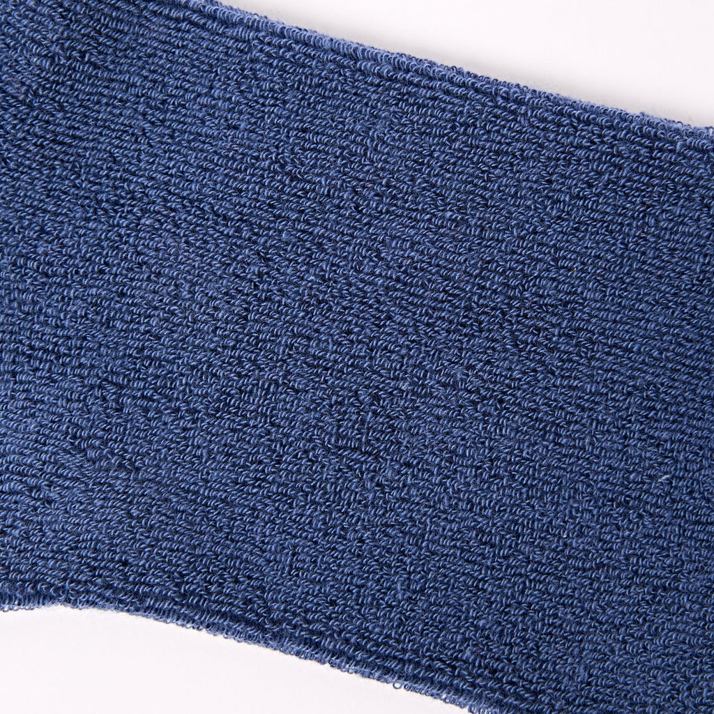 ROKA Watford Organic Cotton Crop Socks | Coastal Blue